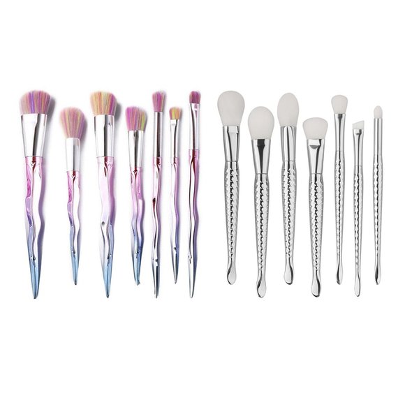Real Perfection Makeup Brushes 14PCS Makeup Brushes Set Tool Kit - Picture 1 of 4